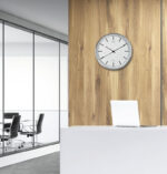 MAUL wandklok/radiogestuurd MAULfly, diameter: 300 mm, wit