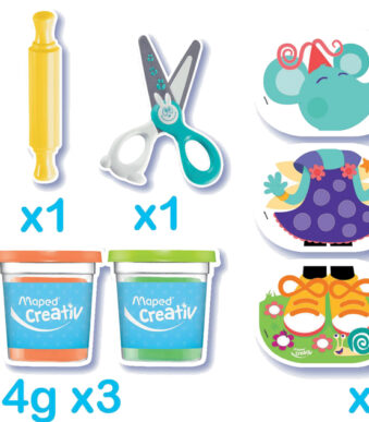 Maped my first kneedklei-set, 9-delig, in koffer