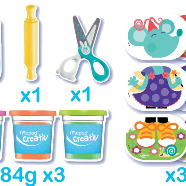 Maped my first kneedklei-set, 9-delig, in koffer