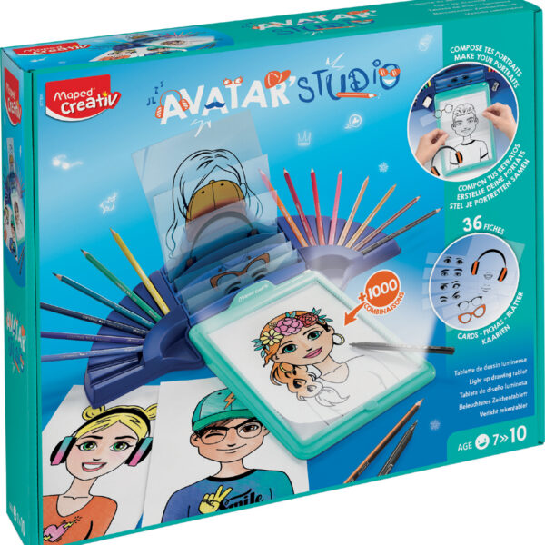 Maped Creativ LED-lichttafel/tekentafel AVATAR STUDIO, turquoise