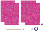 Maped Creativ krasbeelden-sticker SCRATCHING STICKER Barbie