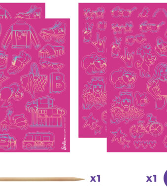 Maped Creativ krasbeelden-sticker SCRATCHING STICKER Barbie