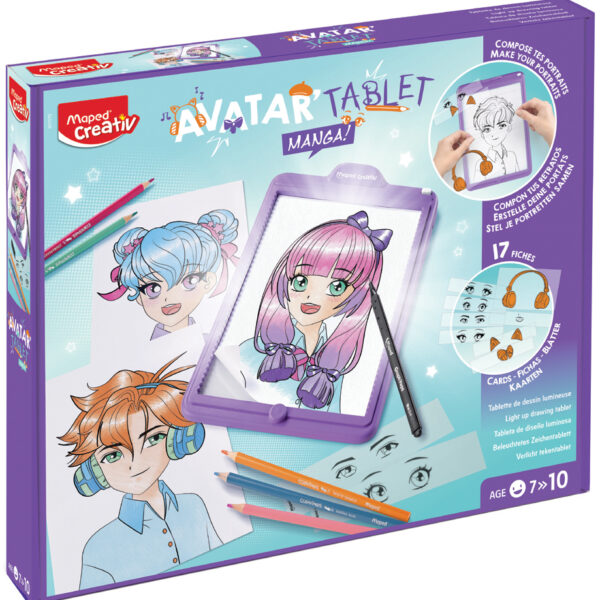 Maped Creativ LED-lichttafel AVATAR MANGA, lila