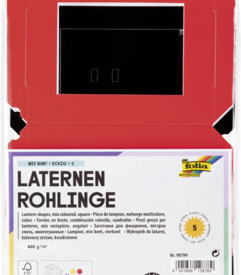 Vierkante gelamineerde laternavellen, gemengde kleuren