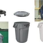 Rubbermaid deksel BRUTE met greep, grijs