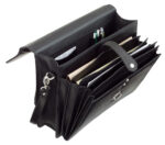 Aktetas 'FORTE', kunststof leer, zwart