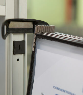 Tarifold wandbord systeem PRO, A4-formaat, gemonteerd