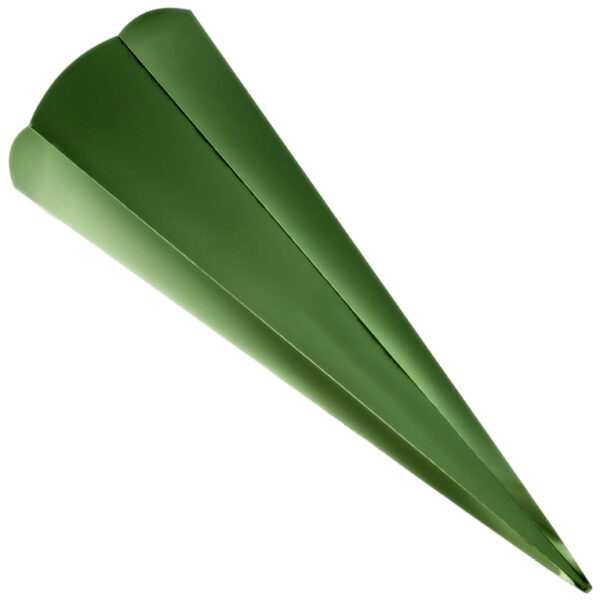 Metallic feestzak, zeshoekig, lichtgroen