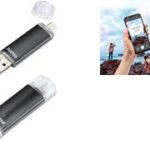 USB 3.0 geheugensleutel 'Laeta Twin', 64 GB, zwart