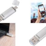 hama USB 3.0 / 3.1 memory stick 'C-Laeta', 64 GB, zilver