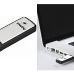 USB-stick 64 GB, zwart/zilver, Fancy