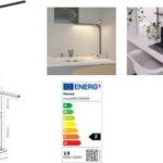 Hansa LED-tafellamp 'Novano', met voet, zwart