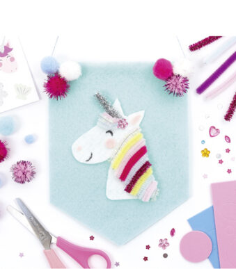 Knutselset pijpenragerdraad eenhoorn, 227-delig