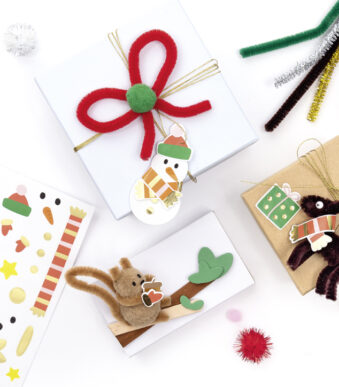 Knutselset chenille draad winter, 199-delig