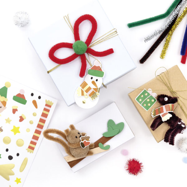 Knutselset chenille draad winter, 199-delig