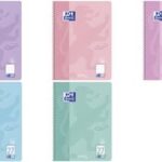 Oxford collegeblok Touch Pastel, DIN A4+, geruit