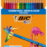 BIC Kids kleurpotloden Tropicolors, 18 in kartonnen doosje