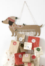 Foliohondenvlees-adventskalenderset, 54-delig.