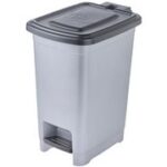 keeeper pedaalemmer 'olaf', 25 liter, PP, light silver