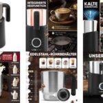 CLATRONIC melkopschuimer MS 3812, roestvrij staal / zwart