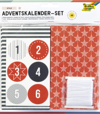 Kerstkalender 24 Kalenderafdekhoezen 'STYLE'