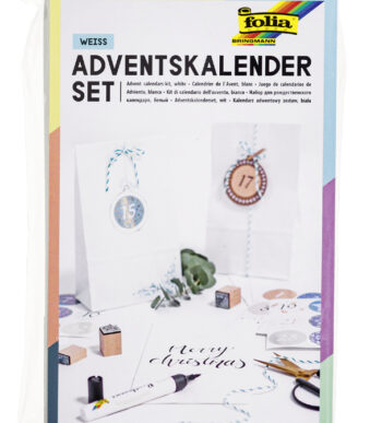 Papieren zakken adventskalender, blanco