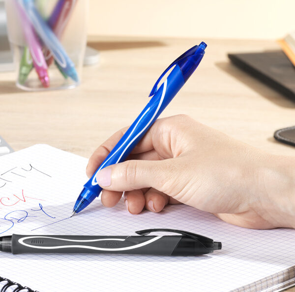 BIC Gelpen Intensity Quick Dry - Kleur: Blauw