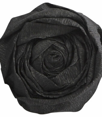 Clairefontaine crepepapier, (B)500 mm x (L)2,5 m, zwart