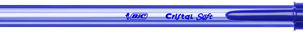 BIC balpen Cristal Soft - Kleur: blauw