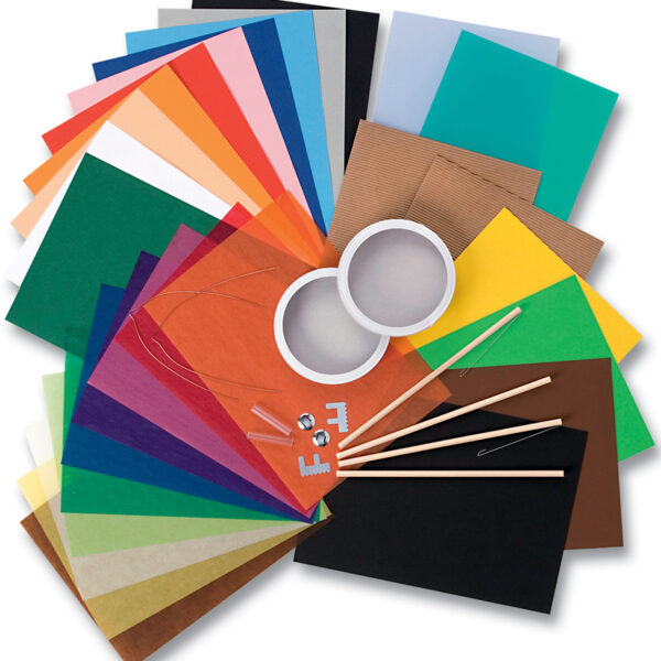Papier set voor het maken van lampionnen, 37-delig