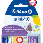 Pelikan griffix potloodstiften op kaart