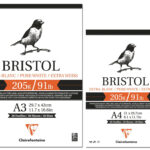 Clairefontaine blok tekenpapier BRISTOL, DIN A4, 20 vel
