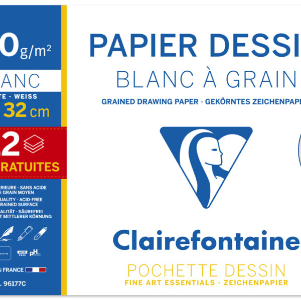 Clairefontaine Grofkorrelig Tekenpapier, Aanbieding
