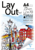 Clairefontaine Ontwerpblok, A4-formaat, blanco, 75 grams