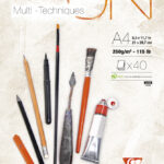 Clairefontaine tekenblok 'Paint'ON', A4-formaat