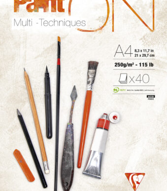 Clairefontaine tekenblok 'Paint'ON', A4-formaat