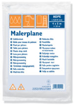 Westex afdekfolie, HDPE, 10 my, transparant, 4 x 5 m