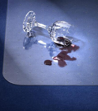 rillstab vloerbeschermingsmat, (B)1.200 x (D)900 mm, voor tapijt