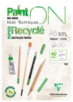 Clairefontaine tekenpapierblok PAINT'ON Recyclé, DIN A5