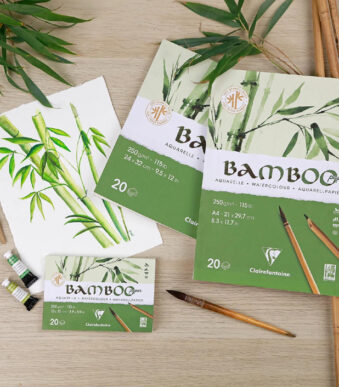 Clairefontaine aquarelblok BAMBOO, DIN A5, 250 g/m2