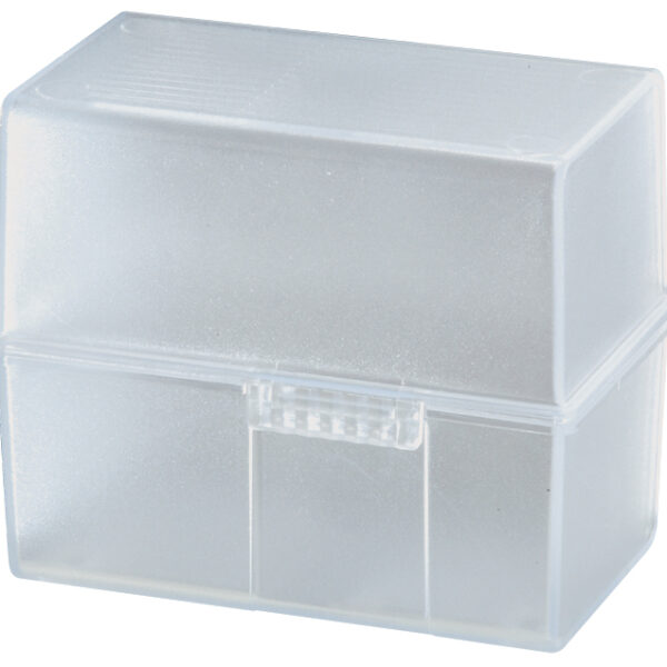 HAN kaartenbak, DIN A7 liggend, polystyrol, wit-doorschijnend, ongevuld