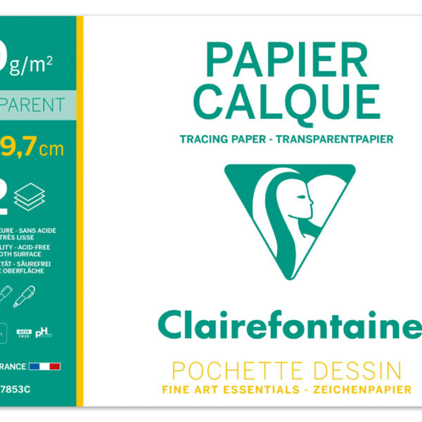 Clairefontaine transparantpapier, 90/95 g/m2, DIN A4