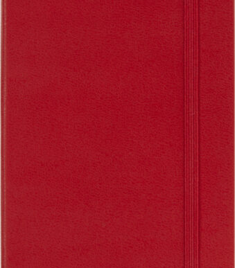 MOLESKINE notitieboek, P/A6, gelinieerd, hardcover, lichtrood