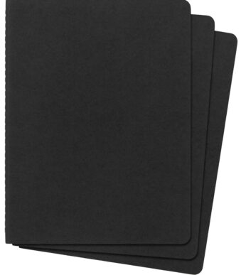 MOLESKINE Notitieboek Cahier, Extra Groot, Ongelinieerd, Kartonnen Kaft, Zwart