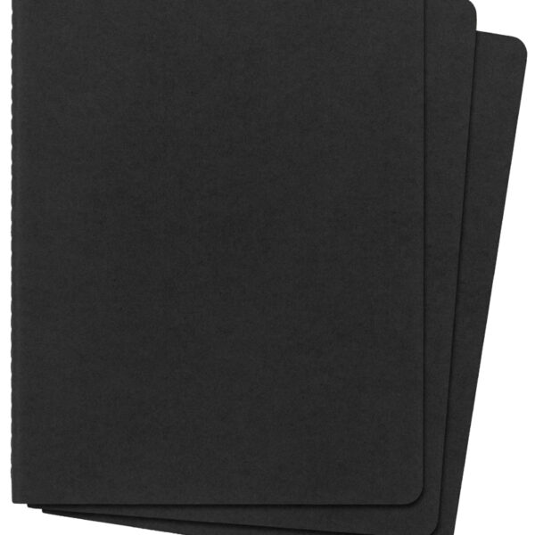 MOLESKINE Notitieboek Cahier, Extra Groot, Ongelinieerd, Kartonnen Kaft, Zwart