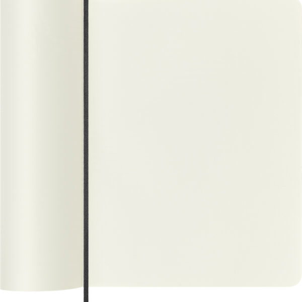 Moleskine notitieboek groot, blanco, softcover, zwart