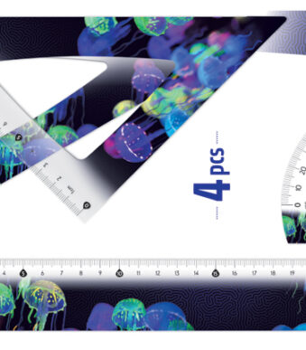 Maped geometrieset DEEPSEA PARADISE, 4-delig