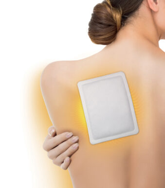 Warmtepleisters, 95 x 130 mm, wit