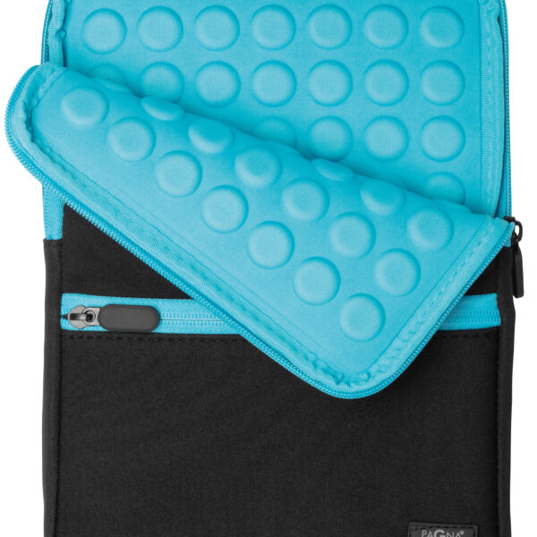 PAGNA Sleeve 'Go', voor Tablet-PC, zwart / azuurblauw