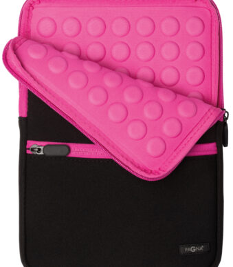 PAGNA Sleeve 'Go', voor Tablet-PC, zwart / donkerroze